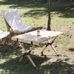 원목 캠핑 롤테이블