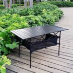 수납 보관 메쉬망 캠핑 롤 테이블 120 대형