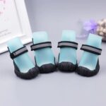 강아지 장화 반려견 산책 레인부츠 외출 신발