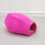 터널 핑크 고양이집 양모 숨숨집 방석 터널 캣하우스