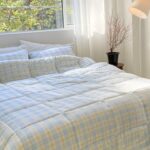 코튼캔디 체크 소프트마이크로 리버서블 차렵이불 (SS/Q)